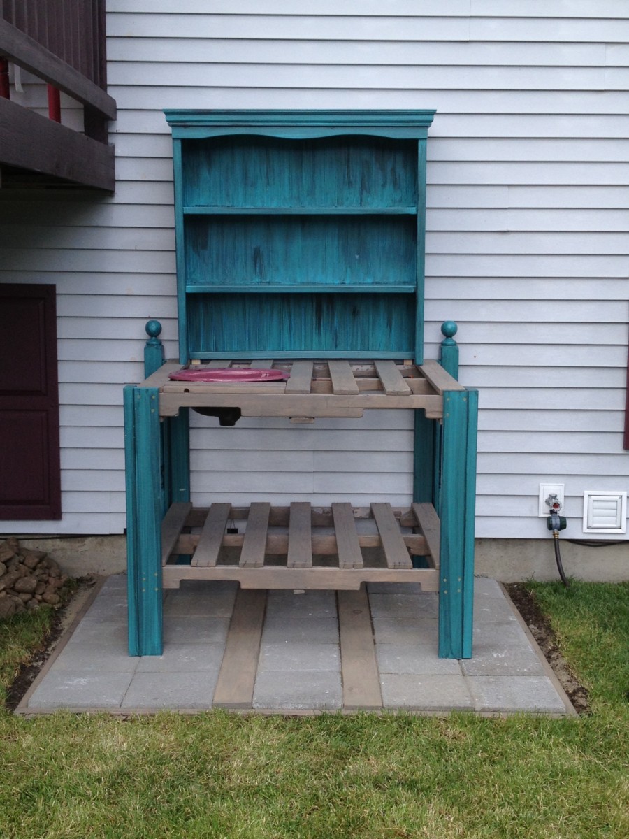 Pallet Potting Bench | My Perpetual Project
