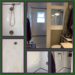 subway tile, master bath