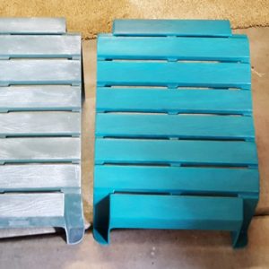 repaint outdoor furniture