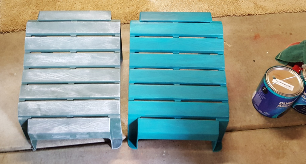 repaint outdoor furniture