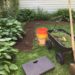 landscape, remove sod, enlarge flower bed