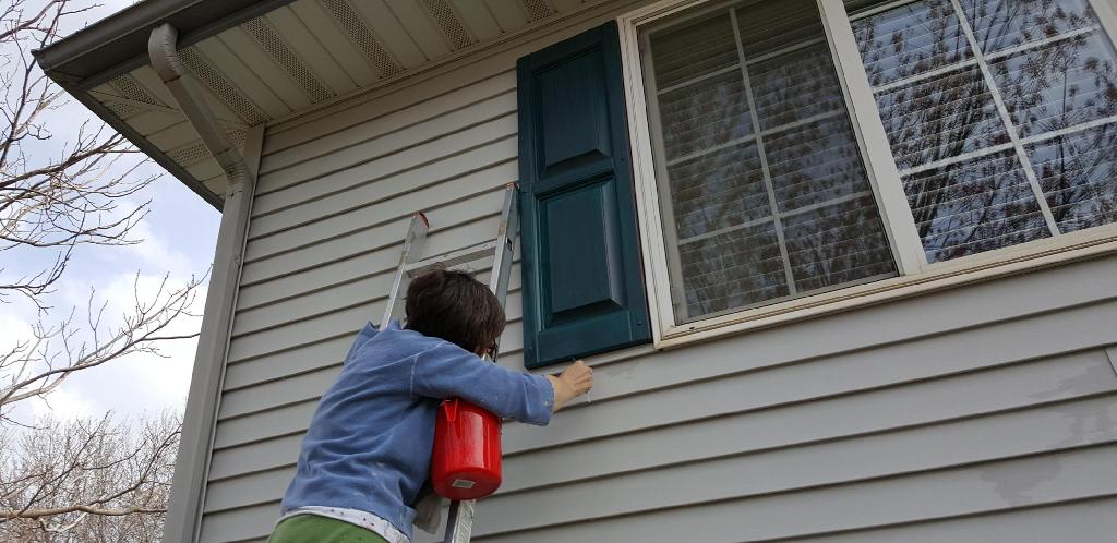 painting shutters