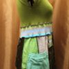 Upcycled Pea Green Bodice Dress - Image 2