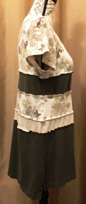 Upcycled Floral T-shirt Tunic - Image 4