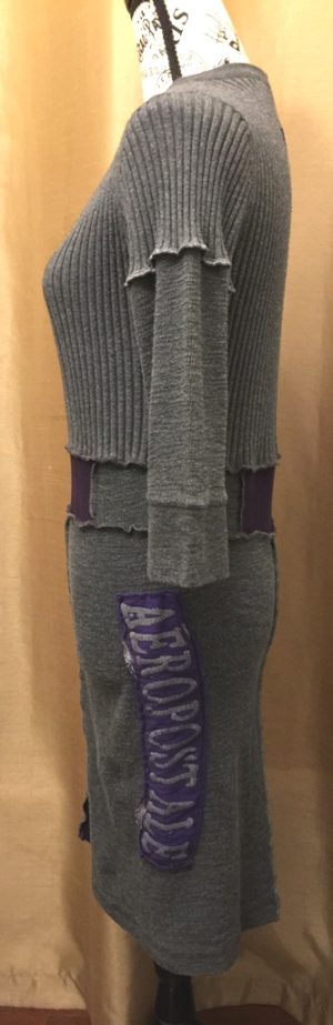 Upcycled Grey Aeropostale Dress - Image 2