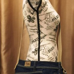Dark Denim Crossbody Purse