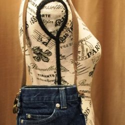 Mixed Denim Purse