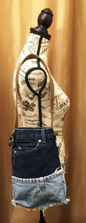 Mixed Denim Purse