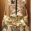 Floral Tapestry Crossbody Purse