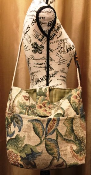 Floral Tapestry Crossbody Purse