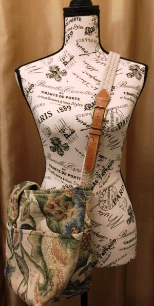 Floral Tapestry Crossbody Purse - Image 3