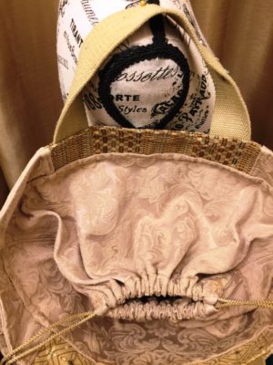 Gold Lined Lunch Bag - Image 5