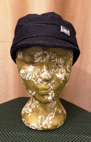 Black Pinstripe Suit Newsboy Hat - Image 5