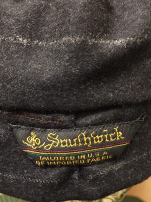 Black Pinstripe Suit Newsboy Hat - Image 7