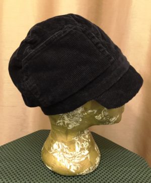 Black Corduroy Cloche - Image 3