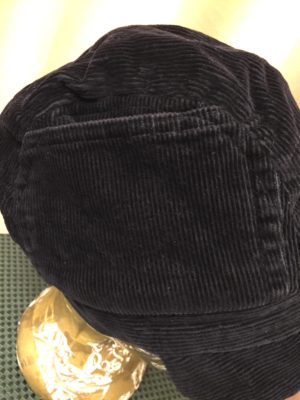 Black Corduroy Cloche - Image 4