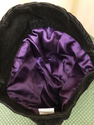 Black Corduroy Cloche - Image 6
