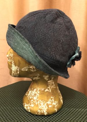 Bluegreen & Black Cloche - Image 4