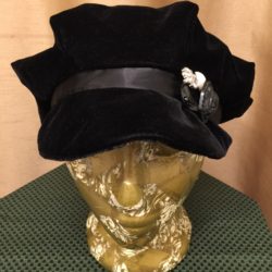 Black Velvet Hat