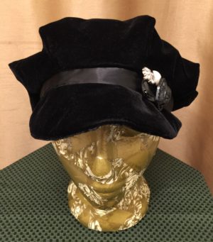 Black Velvet Hat
