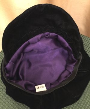 Black Velvet Hat - Image 8