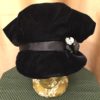 Black Velvet Hat - Image 9