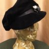 Black Velvet Hat - Image 4