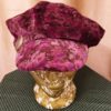 Wine & Brown Floral Hat