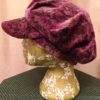Wine & Brown Floral Hat - Image 4