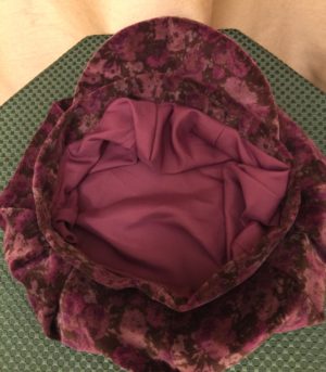 Wine & Brown Floral Hat - Image 6