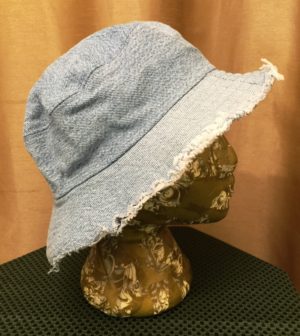 Light Blue Denim Cap - Image 4