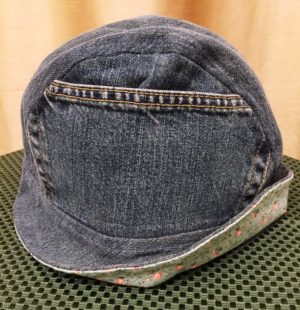 Denim Sun Hat - Image 2