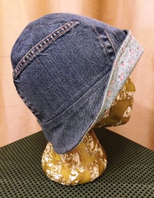 Denim Sun Hat - Image 4