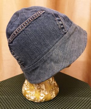 Denim Sun Hat - Image 6