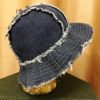 Dark Denim Sun Hat - Image 5