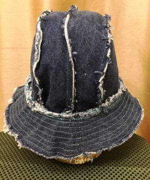 Dark Denim Sun Hat - Image 2