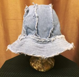 Light Denim Sun Hat - Image 3