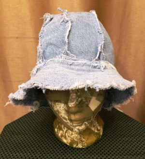Light Denim Sun Hat - Image 4