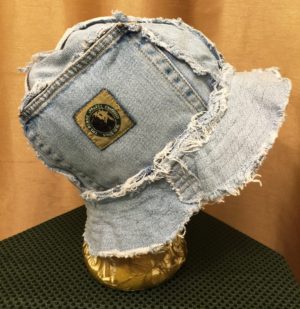 Light Denim Sun Hat - Image 5