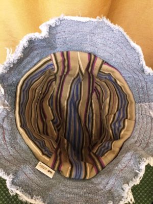 Light Denim Sun Hat - Image 2