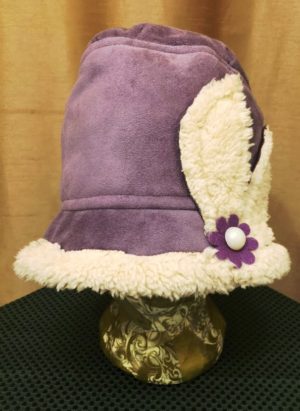 Lavender Fleece Cloche - Image 3