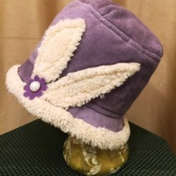 Lavender Fleece Cloche