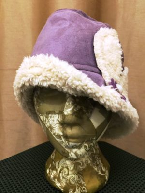 Lavender Fleece Cloche - Image 5