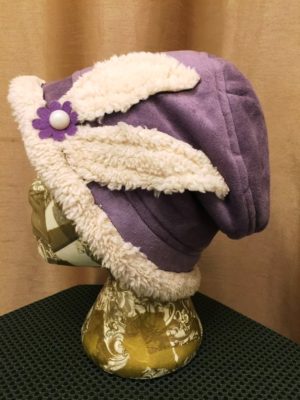 Lavender Fleece Cloche - Image 2