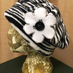 Zebra Fleece Hat