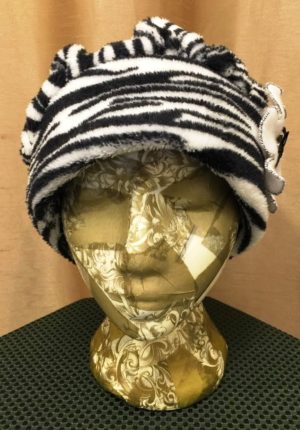 Zebra Fleece Hat - Image 3