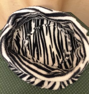 Zebra Fleece Hat - Image 2