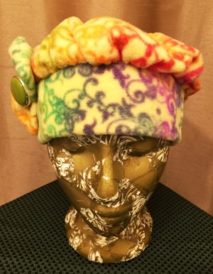 Paisley Bow Fleece Hat - Image 2