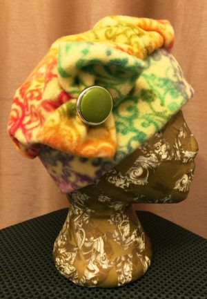 Paisley Bow Fleece Hat - Image 3