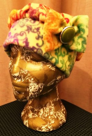 Paisley Bow Fleece Hat - Image 5